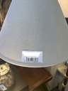 30cm Chinese Coolie Shaped Taupe Linen Lampshade