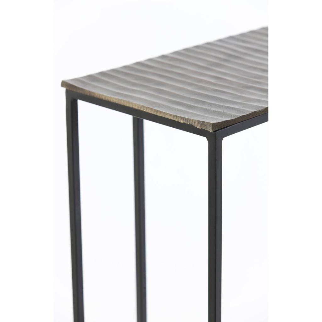 Macy Antique Bronze Side Table/Sofa Table