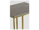 Marble & Antique Bronze Side Table 