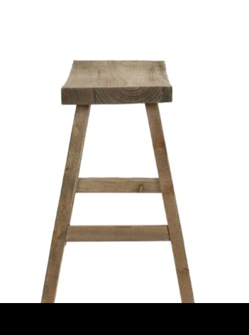Wood Natural Stool 