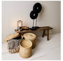 Safene Natural Wood Bench