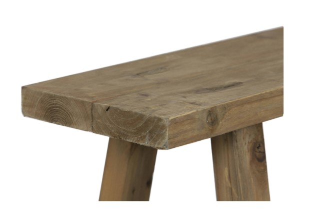 Safene Natural Wood Bench