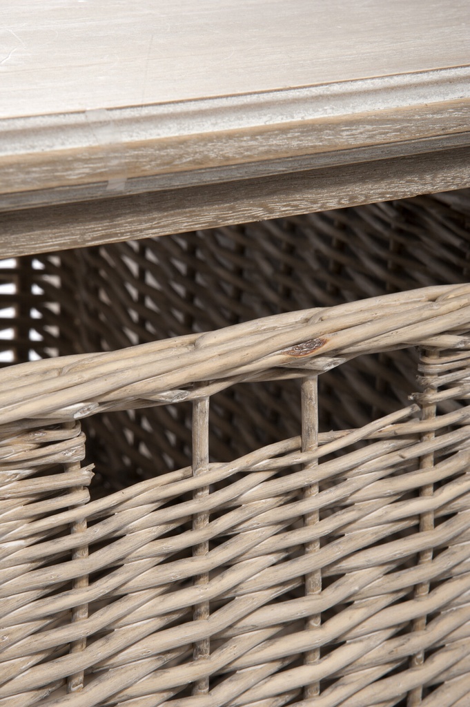 Coffee Table with Baskets 