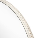 Silver Finish Large Round Mirror 