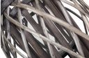 Small Grey Wash Willow Lantern