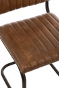 Cognac Leather Dining Chair