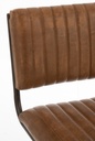 Cognac Leather Dining Chair