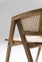Teak and Rattan Armchair/Occasional Chair