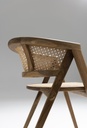 Teak and Rattan Armchair/Occasional Chair