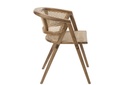 Teak and Rattan Armchair/Occasional Chair