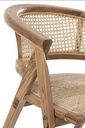 Teak and Rattan Armchair/Occasional Chair