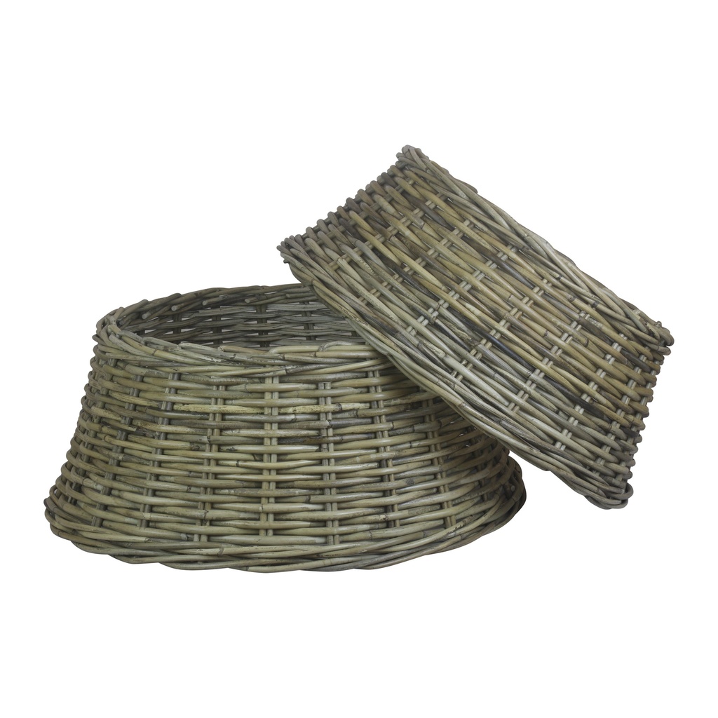 Large Kubu Rattan Christmas Tree Skirt