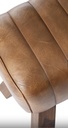 Cognac Leather Gym Bench