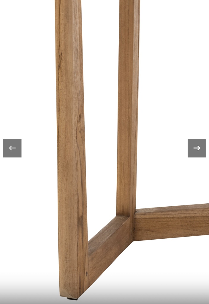 Natural Wood Console Table