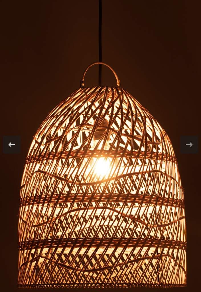 Jellyfish shape Rattan Pendant Lampshade