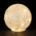 Gold Glitter Globe Decoration 15cm