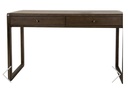Kime Console Table - Solid Wood and Brass