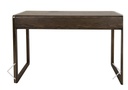 Kime Console Table - Solid Wood and Brass
