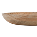 Natural deep wood bowl