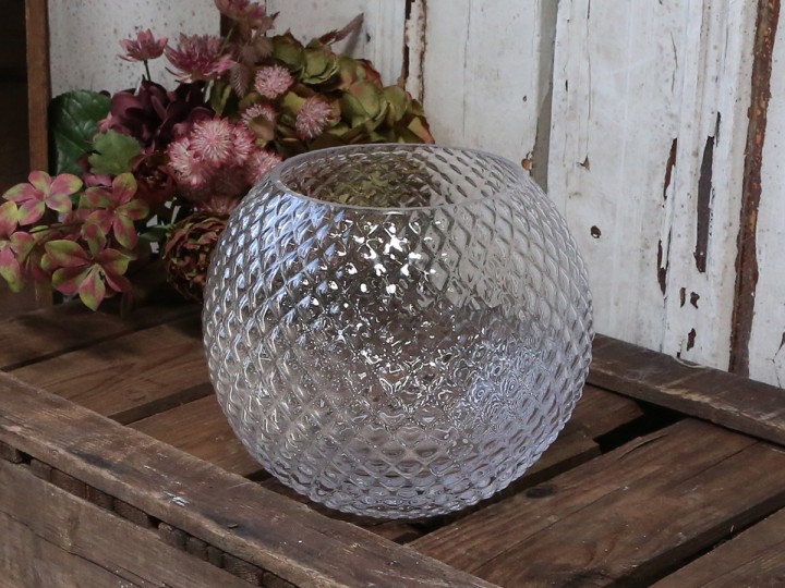 Fish Bowl Glass Vase