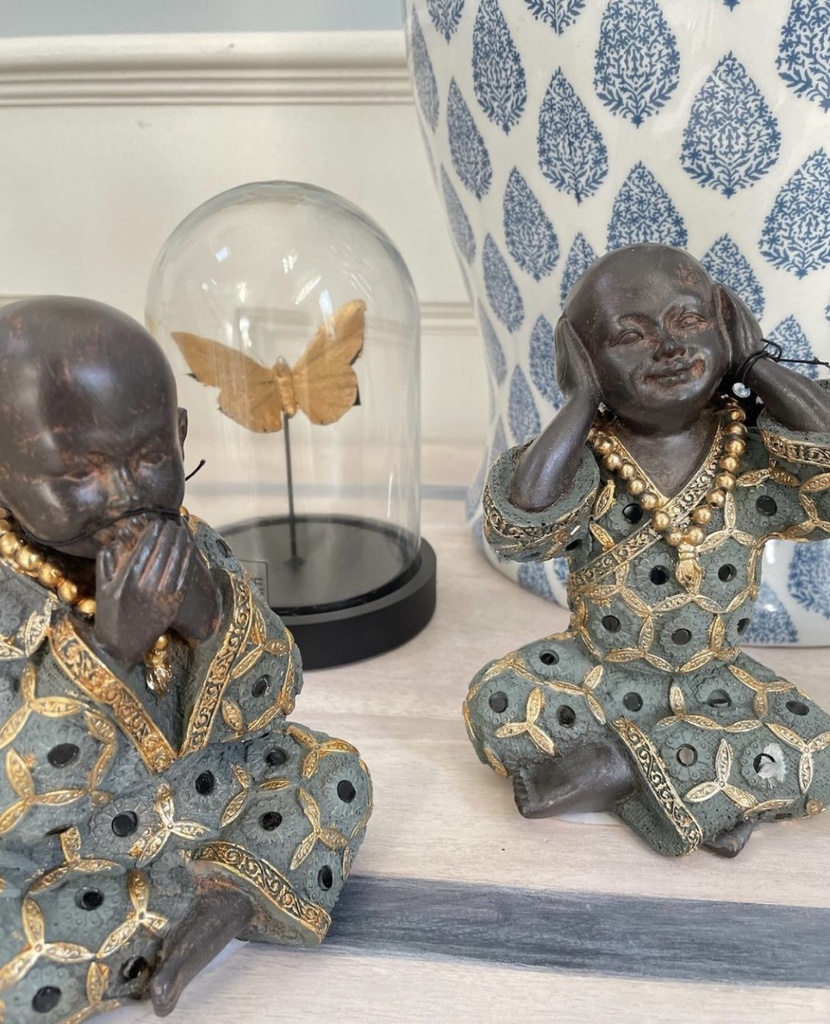 See/Hear/Speak No Evil Set of Monks