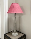 Pleated Silk Lampshade 40cm / Raspberry