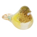 Bobbie bird paperweight - yellow/green