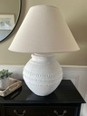Tapered Taupe Linen Shade 50cm