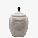 Ibiza Stone Ribbed Lamp