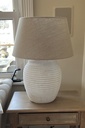 Ibiza Stone Ribbed Lamp