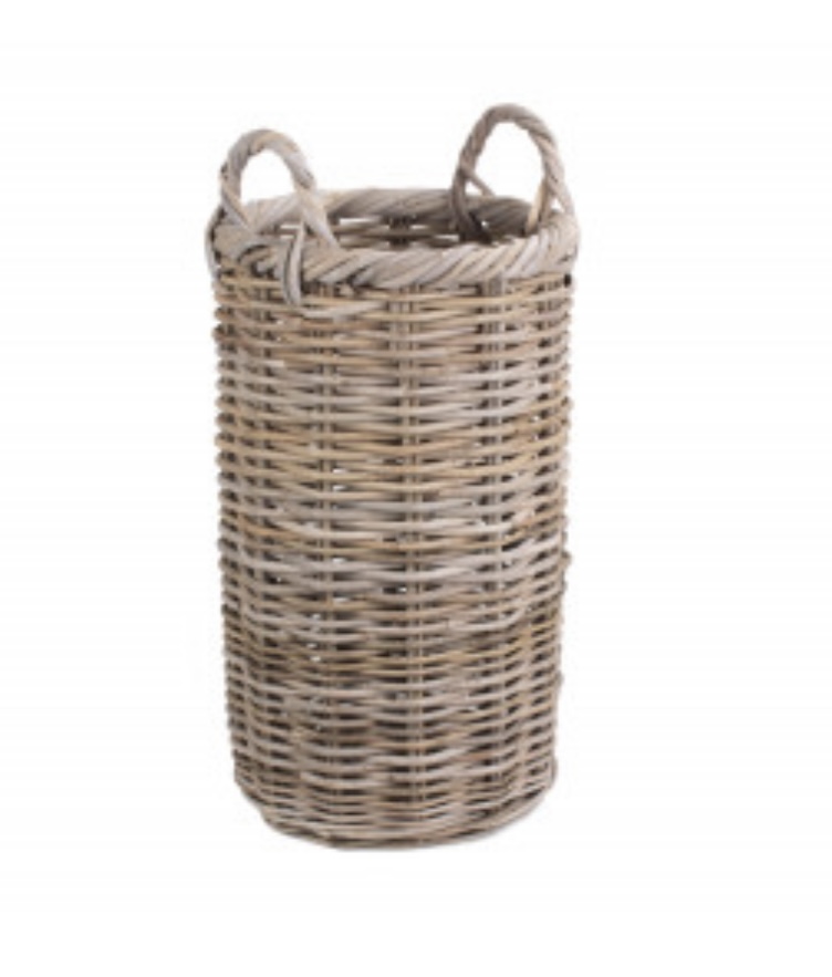 Round Rattan Umbrella Basket