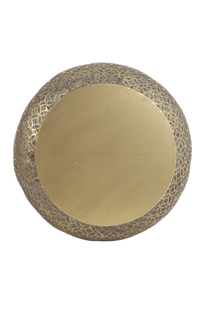 Agadir Gold Filigree Side Table/ Stool