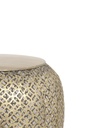 Agadir Gold Filigree Side Table/ Stool