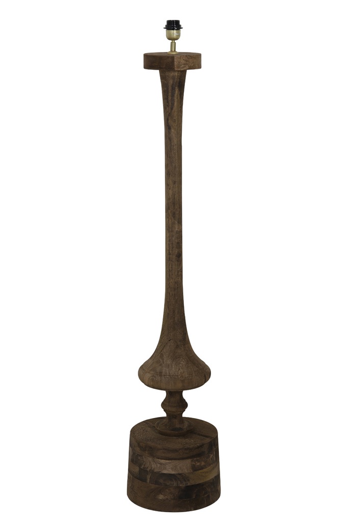 Carved Wood Floor Lamp (Base)