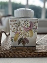 Pink Floral Porcelain Jar