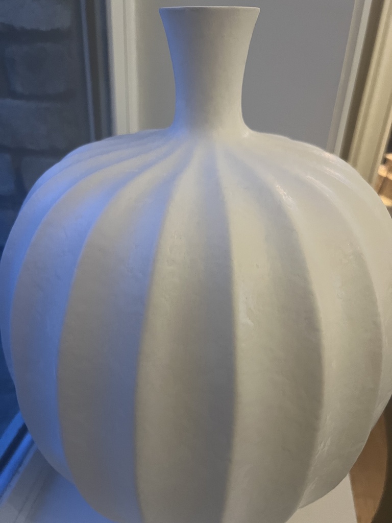 Demi John Menorca White Vase