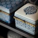 Blue / White Trinket Box