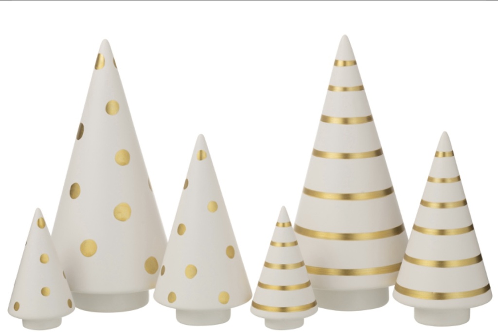 Polka Dot Ceramic Christmas Tree
