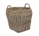 Amphora Rattan Log Basket With Cordura Lining