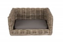 Luxury Rattan Dog Sofa Bed - Small