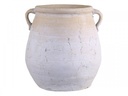 Cream Cement Vase