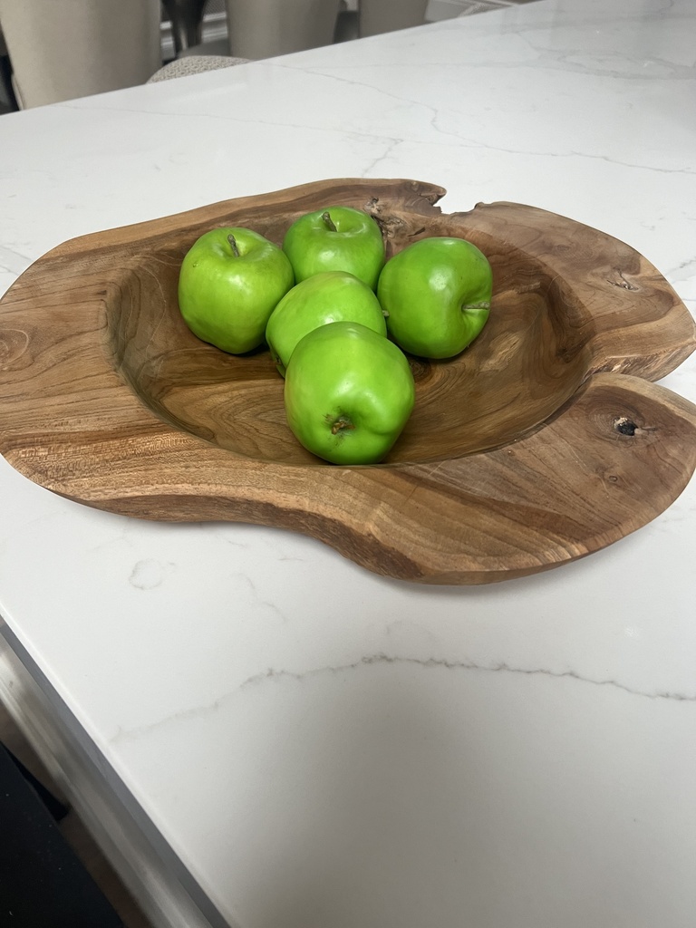 Root Ball Teak Wood Bowl (Medium)