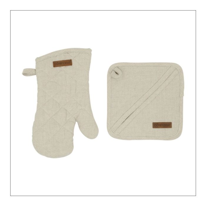 Oven Glove & Pot Holder Set - Natural
