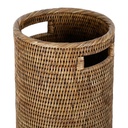 French Colonial Stained Rattan Umbrella Stand