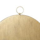 Round Mirror on Hook - Gold