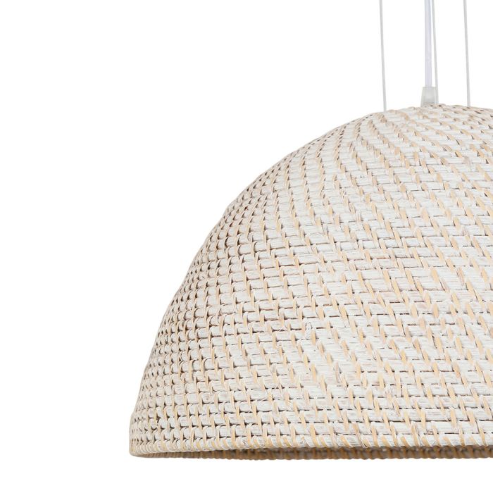 Liane Whitewashed Rattan Pendant Light