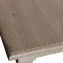 French Natural Oak Dining Table - extendable