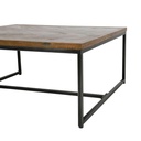 Parquet Top Square Coffee Table