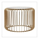 Art Deco Gold and Glass Side Table/Coffee Table