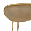 Set of two Gold Side Tables